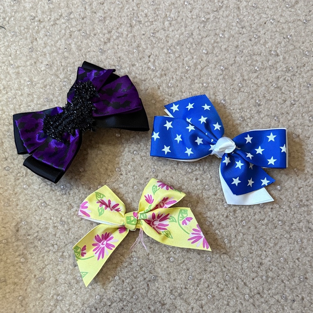 Colorful Kids Hair Bow Set